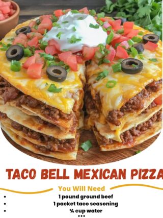 Taco Bell Mexican Pizza