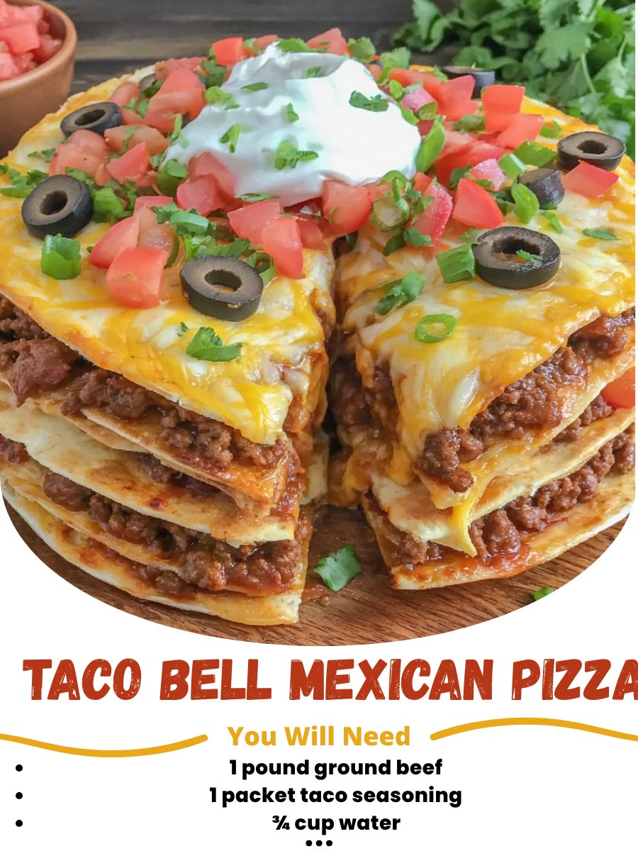 Taco Bell Mexican Pizza