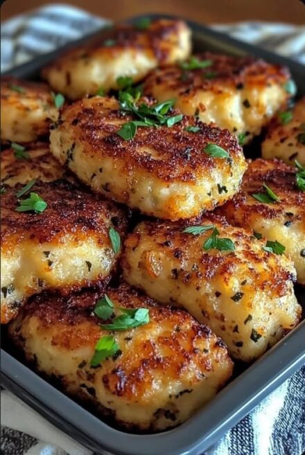 Crispy Potato Patties (Cheesy Potato Cakes)