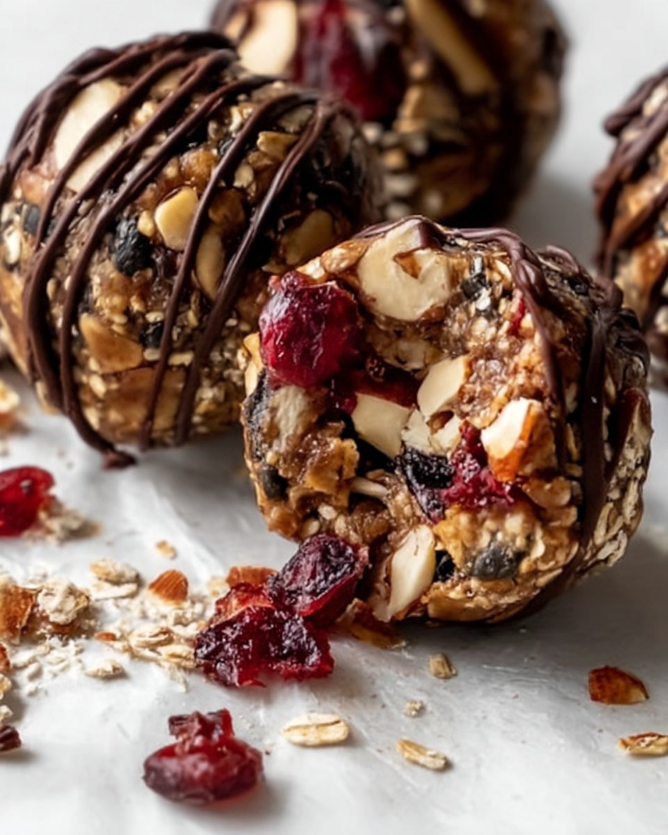 Dark Chocolate Cranberry Energy Bites