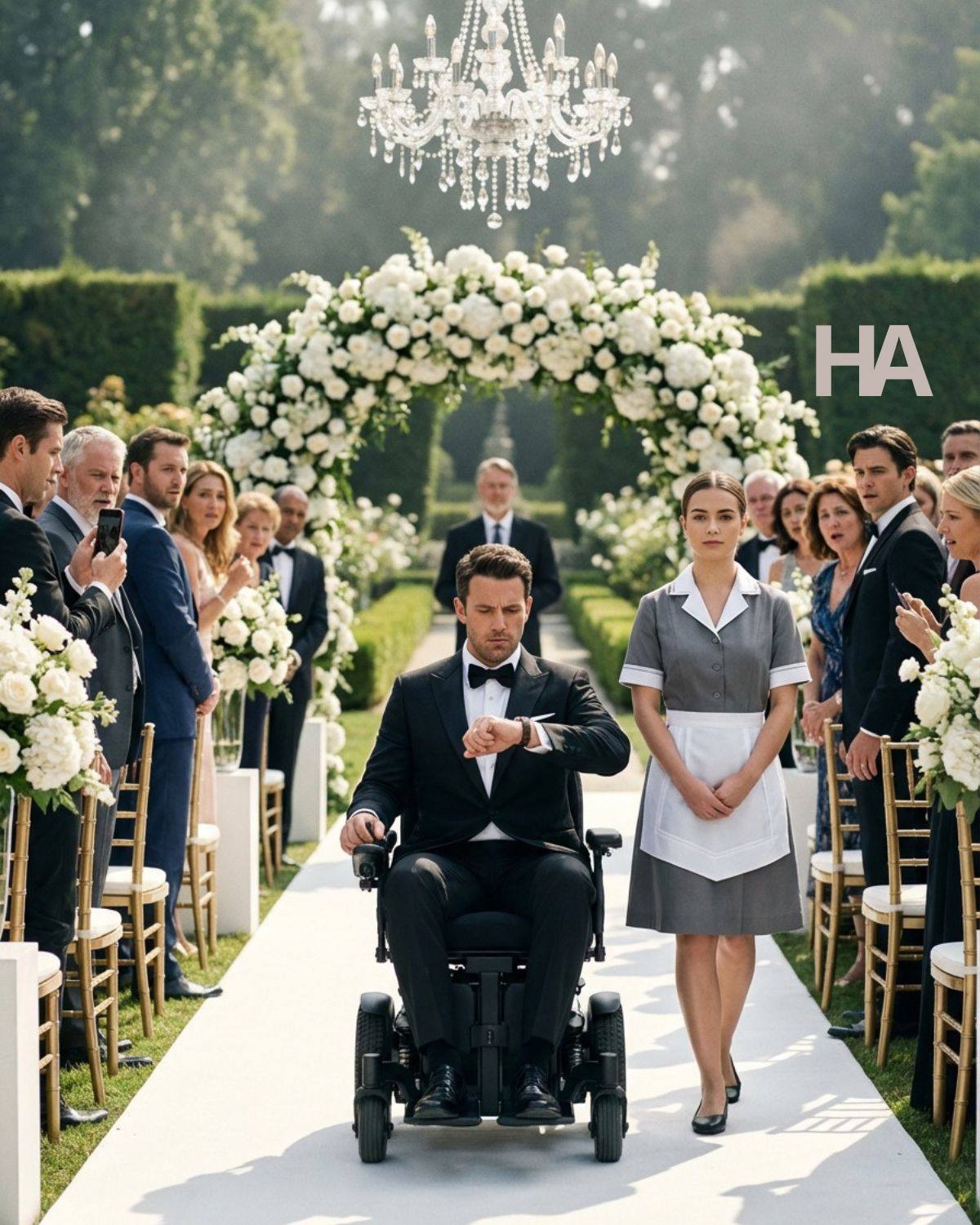 THE PARALYZED BILLIONAIRE WAITED AT THE ALTAR… THEN A CRUEL LETTER ARRIVED INSTEAD OF A BRIDE, AND THE HOTEL CLEANER ASKED ONE QUESTION THAT SAVED HIS ENTIRE EMPIRE