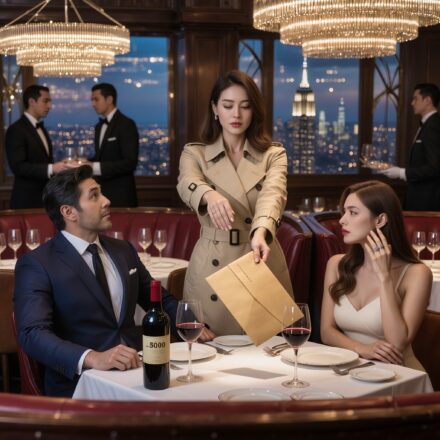 My Husband Texted « I’m Stuck at Work » While I Watched Him Order a $500 Bottle of Wine in Midtown… But the Server Didn’t Just Say He Was Cheating, He Said: « He’s at Table 5 With His Fiancée. »