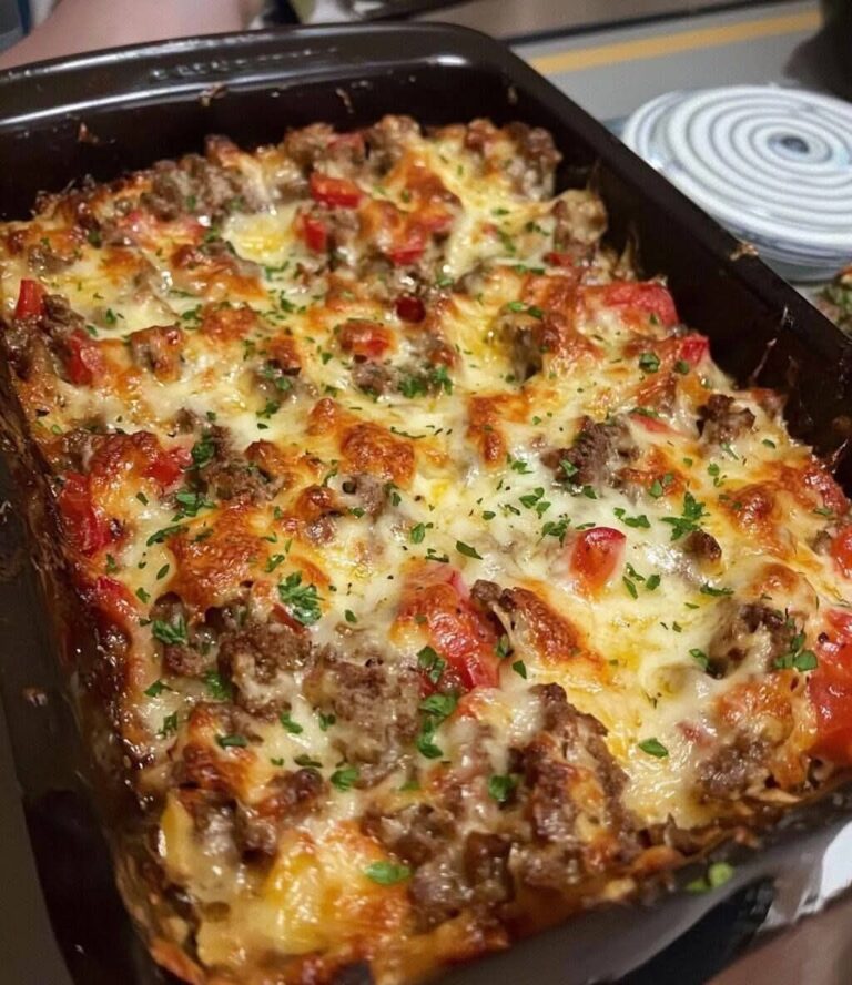🧀 Philly Cheesesteak Casserole