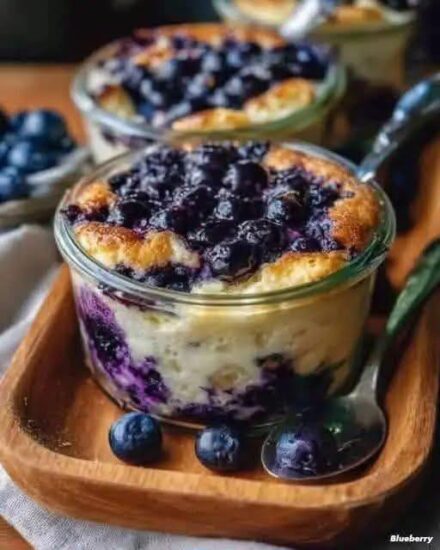 Blueberry Breakfast Jars