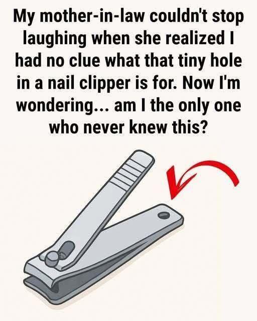 ✂️ Why Your Nail Clipper Has That Small Round Hole — and Why It Still Matters Today