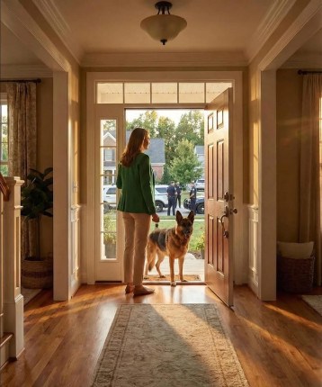 My Dog Refused to Let Me Leave Home That Morning — Soon After, Police Revealed He Had Saved My Life