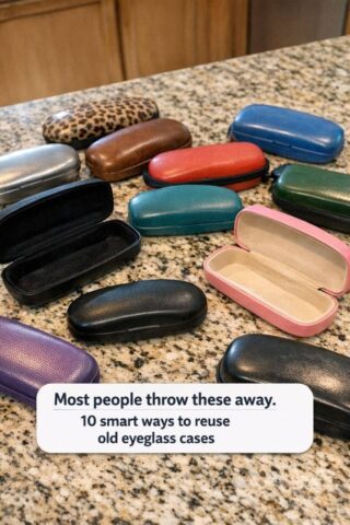 Most people throw these away. 10 smart ways to reuse old eyeglass cases