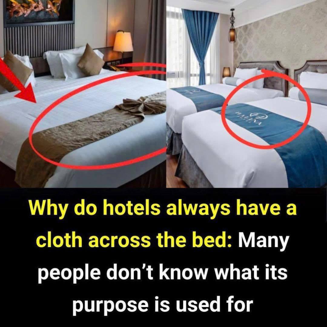 Why Hotels Always Have a Cloth Across the Bed — You’ll Be Surprised