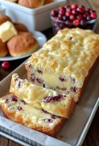 Cream Cheese Cranberry Loaf