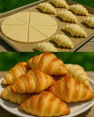 Flaky Homemade Croissants
