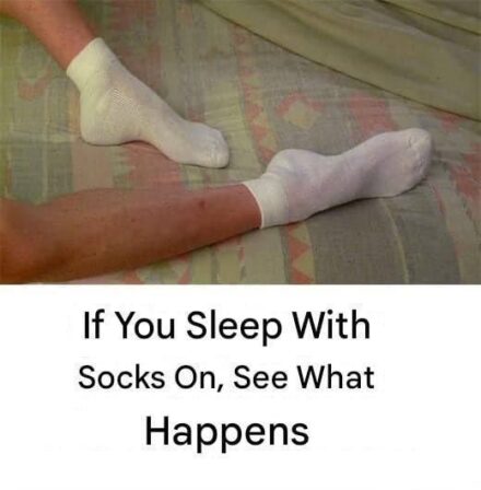 Here’s What Really Happens When You Sleep with Socks On