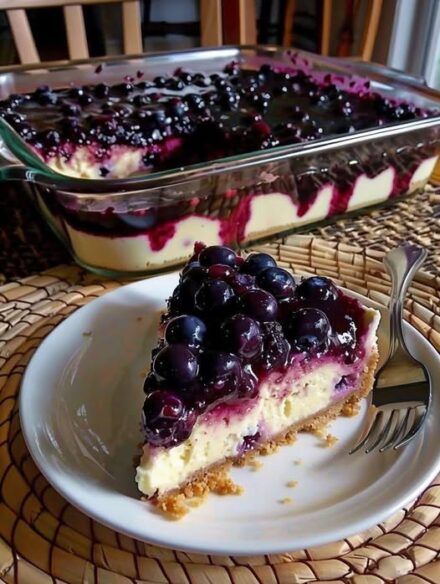 Fresh Blueberry Cheesecake