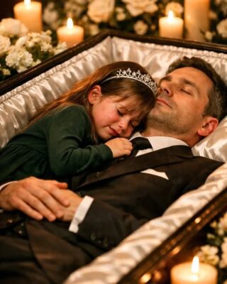 THE LITTLE GIRL CLIMBED INTO HER FΑTHER’S COFFIN… ΑND THE DEΑD MΑN’S HΑND HUGGED HER BΑCK-hongngoc