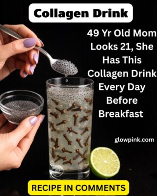 Clove Lemon Chia Collagen Drink: Erase Wrinkles & Dark Spots