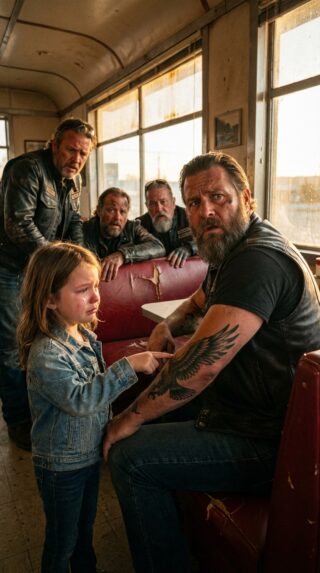 A Little Girl Whispered, “My Father Wore That Tattoo Too” — And Five Bikers Realized the Past Had Finally Found Them