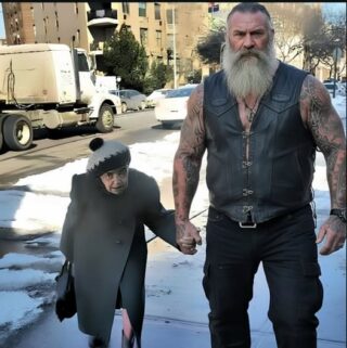 87-Year-Old Woman Fired Her Home Care Nurse And Hired A Tattooed Biker Instead