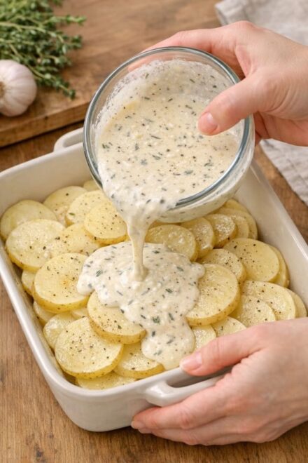 Creamy Parmesan Oven-Baked Potatoes
