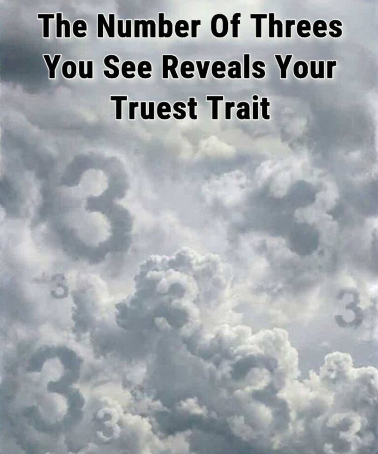 The Number Of Threes You See Reveals Your Truest Trait