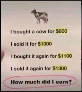 The Cow Math Puzzle: A Brain Teaser for the Curious Mind