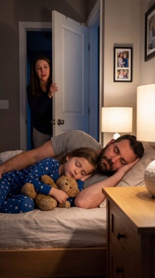 Every night, my husband would go to sleep in our daughter’s room: at first, I didn’t pay any attention to it, but one day I decided to hide the camera in her room.