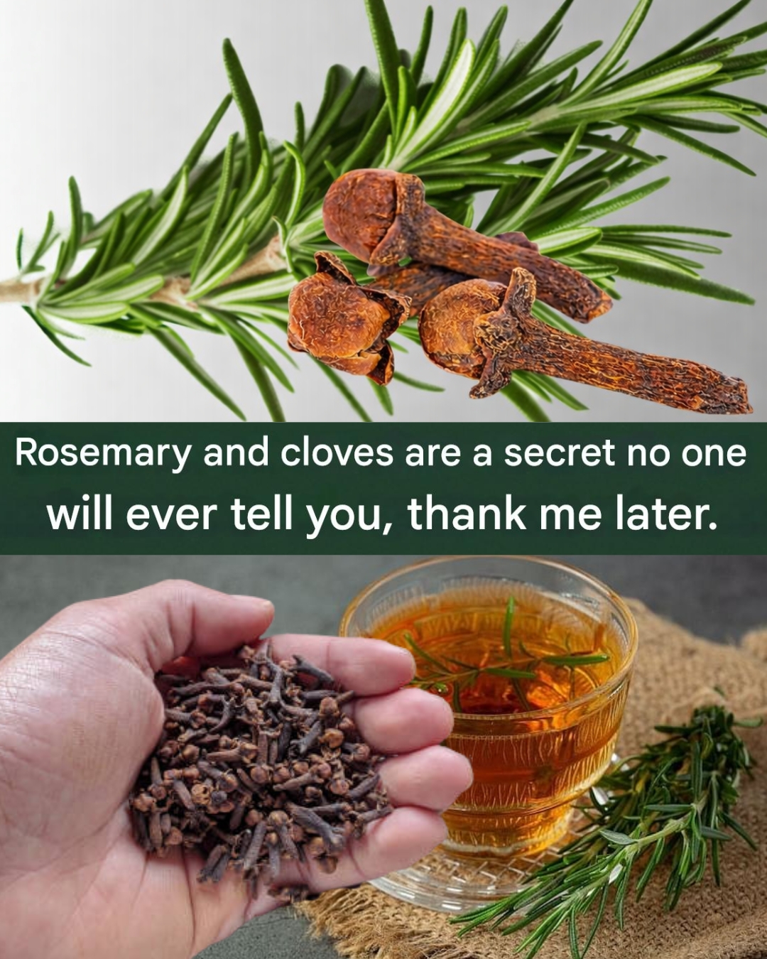 Rosemary and cloves: a secret no one will ever tell you, thank me later…