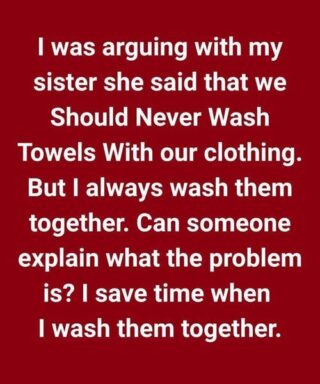 The Truth About Washing Towels and Clothes Together