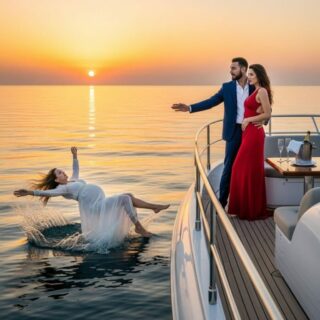 The husband pushed his pregnant billionaire wife off the yacht to seize the property with his lover, but unexpectedly she was prepared…-NY