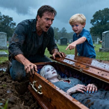 Just one hour after the burial, a 7-year-old boy insisted that his father exhume his mother’s grave — and the moment the coffin lid was opened, everyone held their breath…