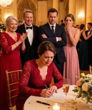 “Sign the papers and leave, beggar,” they mocked her during the divorce — until three black luxury cars pulled up outside.