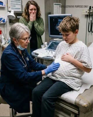 My 10-Year-Old Son Just Had A Simple Stomachache—Until The Doctor Looked At The Ultrasound And Quietly Said, “Ma’am… Is His Father Here?”