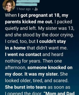 I ran away pregnant and penniless to save my baby. 10 years later, my sister finally found the “new life” I built from nothing.