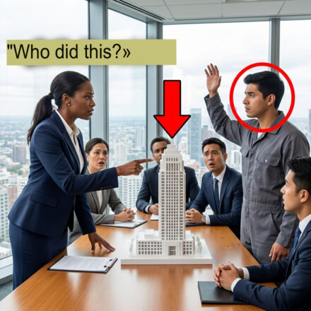 “Bring me the real architect” — They laughed at the janitor when they saw him speak, but his secret ended up saving thousands of lives.