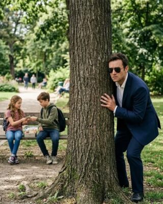 HE FOLLOWED HIS SON AFTER SCHOOL EXPECTING A CHILDISH LIE… BUT WHAT HE FOUND ON A PARK BENCH BLEW OPEN A SECRET THAT COULD DESTROY TWO FAMILIES