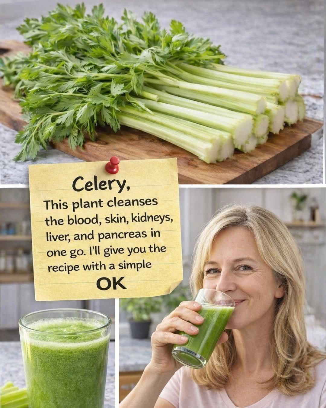 Celery-Lime Green Detox Juice