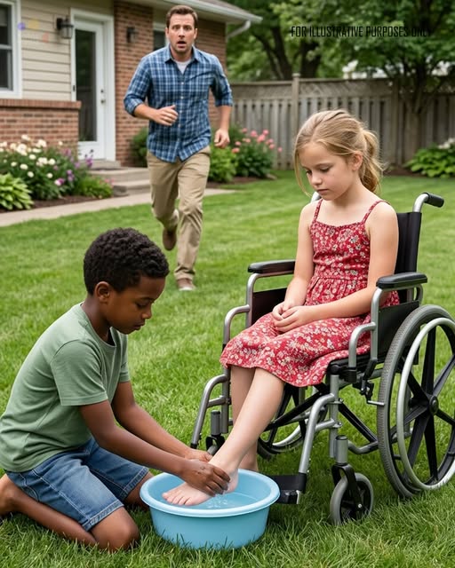 A Barefoot Boy Washed a Girl’s Paralyzed Feet — Moments Later, She Felt Something Return, and the Truth Behind It Left Everyone Stunned