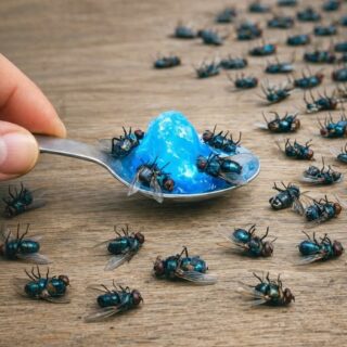 They all die instantly! Get rid of flies in no time – without poison and without spending any money.