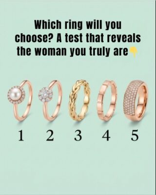Which ring would you choose? A quiz that reveals what kind of woman you are