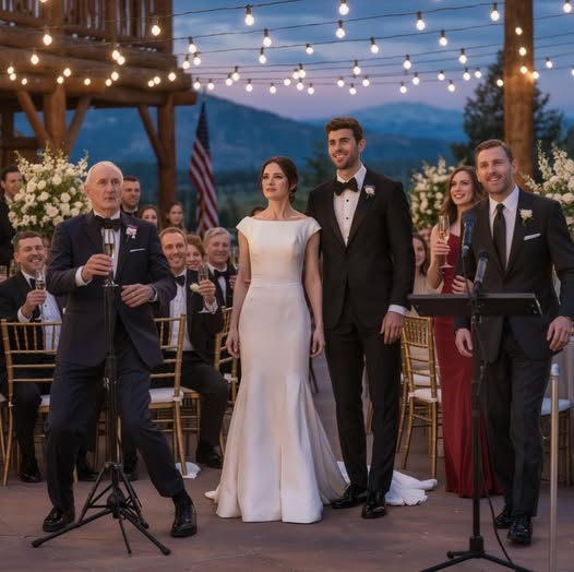 My father promised he would walk me down the aisle, then canceled to attend my sister’s “career-defining” event in Dallas—and before the champagne was even warm at my reception, he came through the doors in a wrinkled suit looking like whatever he had just discovered had blown our family apart.
