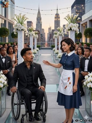 The Mafia Boss Was Left Alone in His Wheelchair on His Wedding Day… Then the Housekeeper Did Something That Shocked Everyone