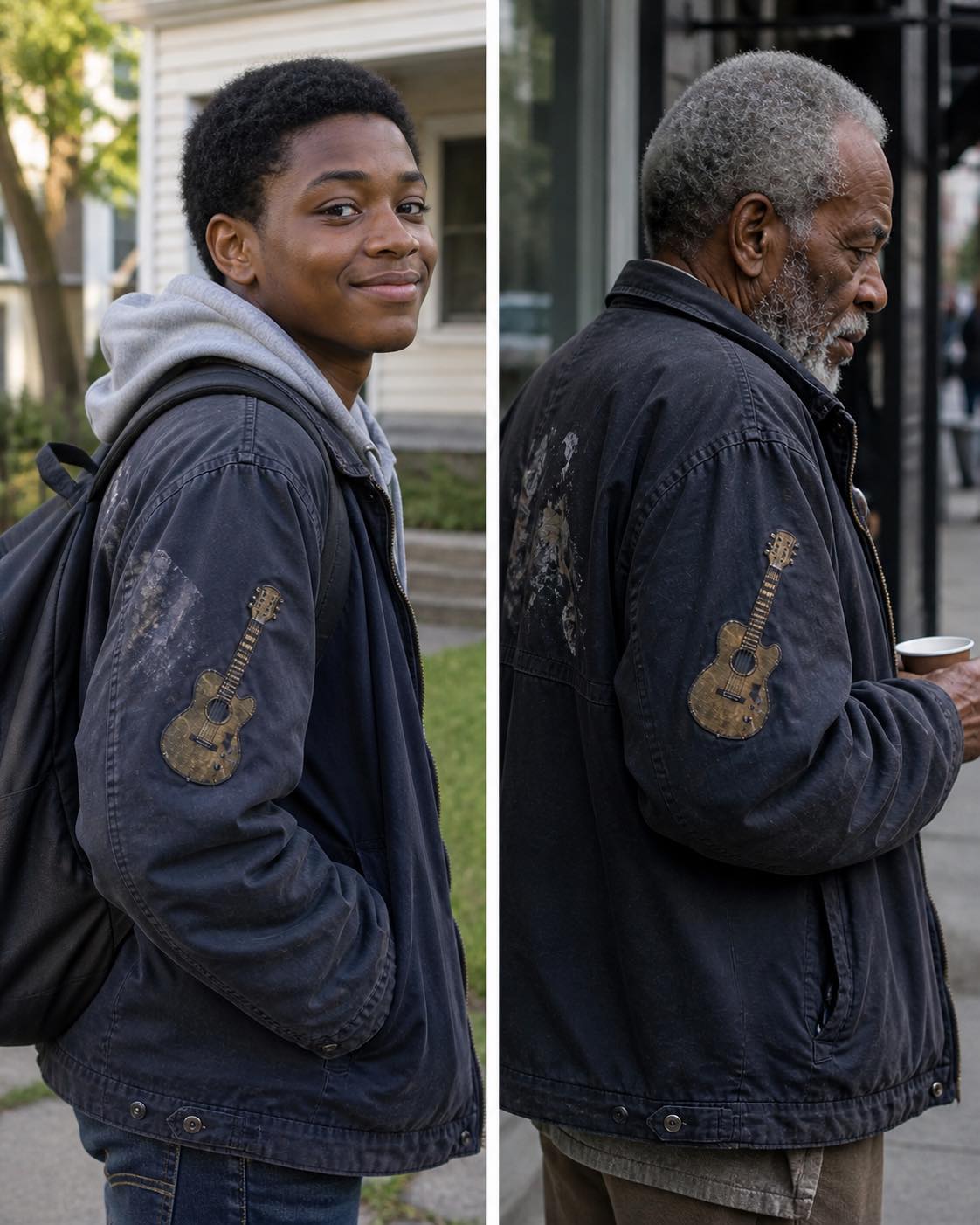 I Saw a Homeless Man Wearing My Missing Son’s Jacket – I Followed Him to an Abandoned House, and What I Found Inside Made Me Nearly Collapse