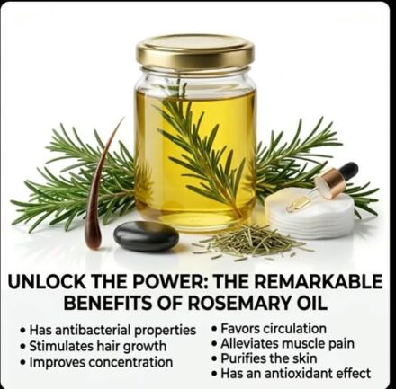 Benefits of Rosemary Oil Rosemary oil is especially valued for its anti-inflammatory properties. When applied to the skin, it may help:  Relieve bruises and muscle soreness Ease joint pain and stiffness Support better circulation in affected areas Simply apply a small amount to the skin and massage gently for best results.  How to Make Rosemary Oil at Home