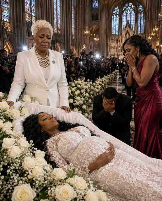 My pregnant daughter was in a coffin—and her husband showed up like it was a celebration. He walked in laughing with his mistress on his arm…