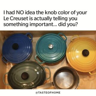 This Is What the Knob Color on Your Le Creuset Means