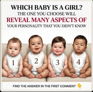 Psychological test: Which of these four babies is a little girl?