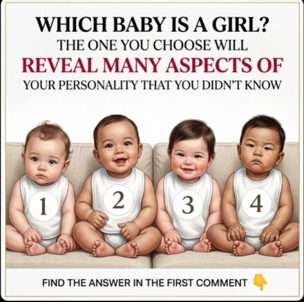 Psychological test: Which of these four babies is a little girl?