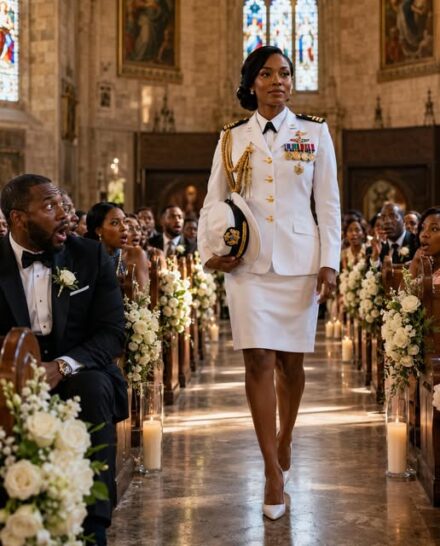 They destroyed her four wedding dresses hours before the wedding out of pure envy, but she arrived at the altar wearing something that made her own bl00d tremble with shame.