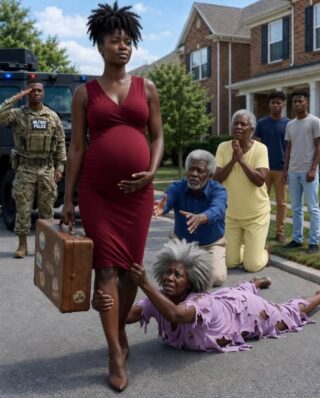 My family forced me to sleep in a freezing garage while I was pregnant, just months after my husband Marine’s funeral — but less than 12 hours later, black military SUVs pulled into the driveway, armed soldiers saluted me by name, and the same people who had humili:ated me realized they had just destr0yed their own lives.