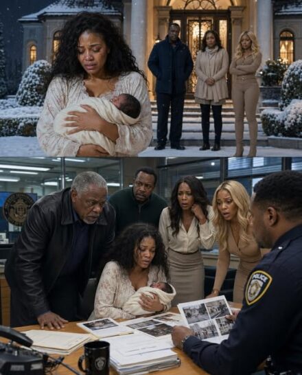 I walked through freezing snow with my newborn because my parents said we were broke. Suddenly, my wealthy grandpa pulled up. “Why aren’t you driving the Mercedes