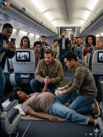 Black Boy Saves Millionaires Pregnant Wife During Flight, What He Asked for Made the Millionaire Cry…