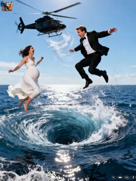 The husband pushes his pregnant, billionaire wife from a helicopter to claim her inheritance, but unexpectedly… she was already prepared.